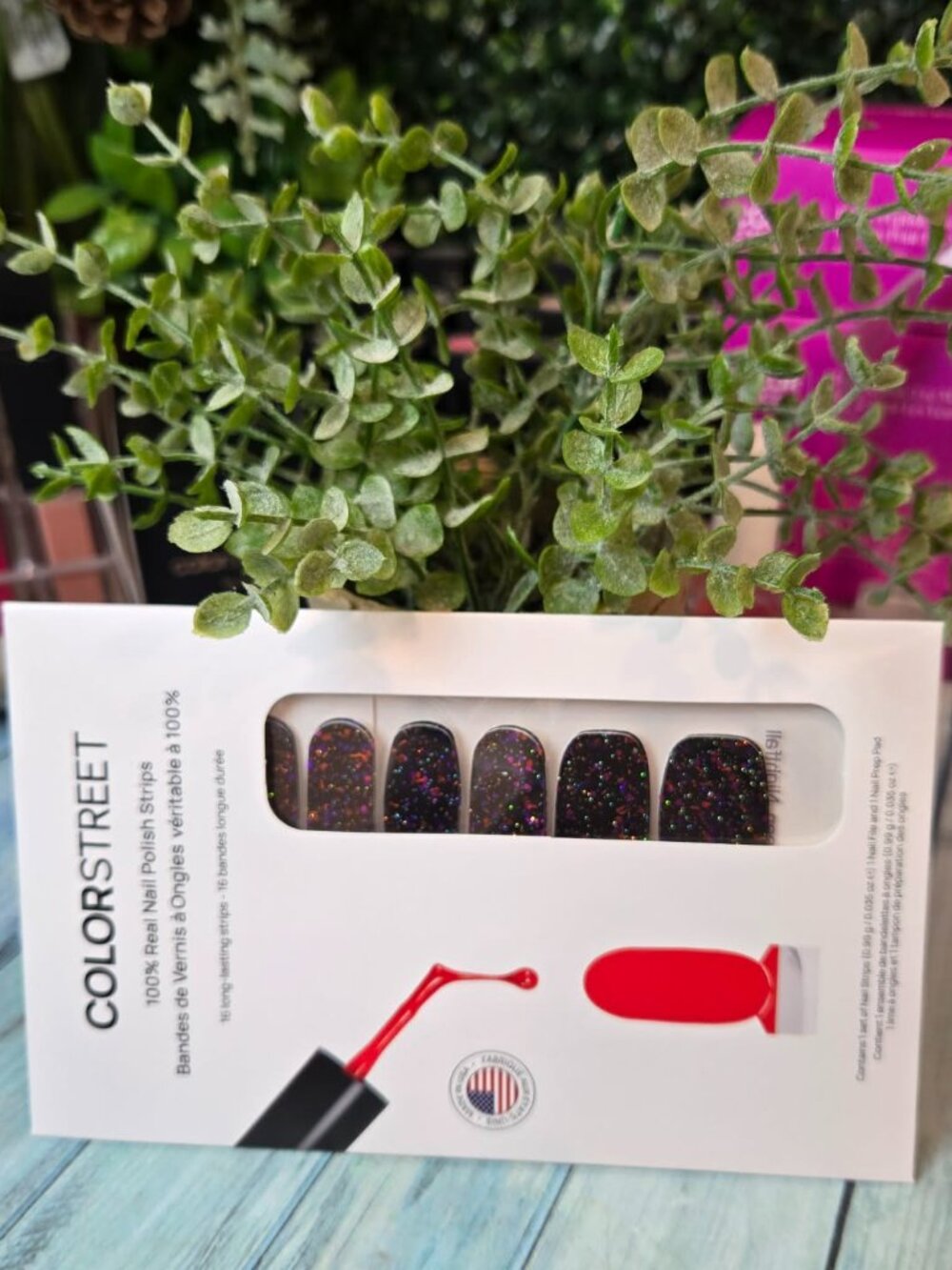 Color Street Halloween Glitter Press On Nail Design